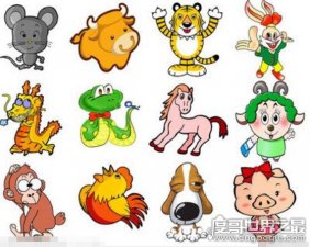 12生肖头上有角的动物，牛/龙/羊头上有角(其余都没有)