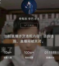 辛巴封号原因2020年4月，辛巴为什么直播封禁的真相
