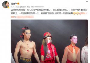 太敬业！63 岁杨丽萍右眼受伤开裂，仍满脸微笑带伤谢幕