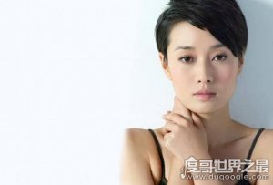 ​马伊俐短发图片造型，帅气干练的职场女性发型