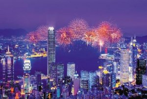 ​世界最美三大夜景，灯火辉煌在的大海上静静绽放(梦幻仙境)