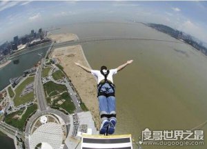 ​澳门蹦极多高，澳门旅游塔高233米(中国最高蹦极点排名)