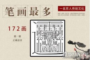 ​中国笔画最多的汉字，172画的字成谜(目前公认的是160画)