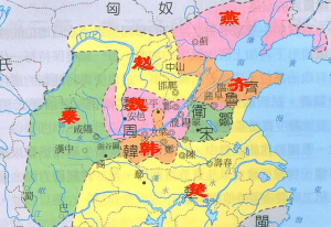 ​七国是现在的哪个省，七国地图和现地图对照图