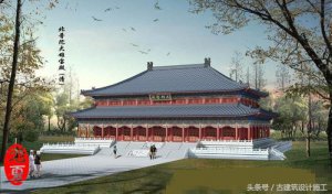 ​古建筑设计，古建筑设计作品经典欣赏(寺庙设计