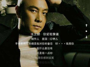 ​其实你爱我像谁是什么歌，你爱我像谁歌曲介绍