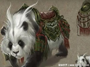 ​世界上最后一只神兽，食铁兽熊猫(蚩尤大战时的坐骑)