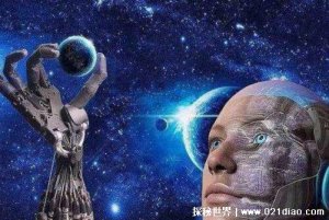 ​9000000亿年后的人类图片，高个头小脑袋的怪人(进化成更高阶的物种)