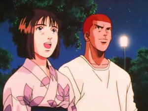​樱木花道和晴子（晴子和樱木最终还是走到了一起）