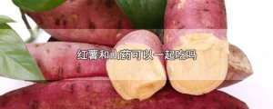 ​红薯和山药可以一起吃吗