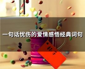 ​一句话忧伤的爱情感悟经典词句(精选103句)
