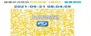 ​如何解除黄码