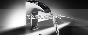 ​怎么查询水费户号