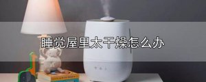 ​睡觉屋里太干燥怎么办