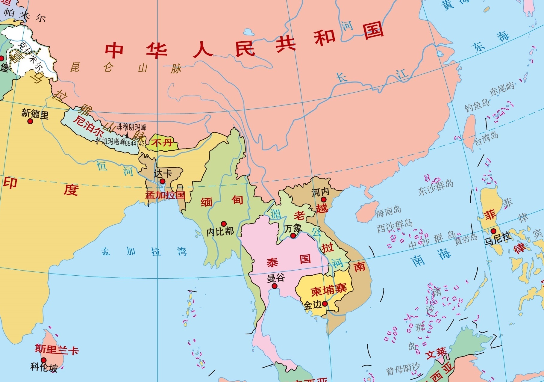 你知道亚洲和欧洲干流流经国家最多的河流，是哪两条河流吗？
