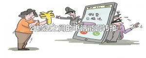​公检法之间的电话能否转接