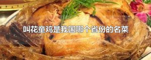 ​叫花童鸡是我国哪个省份的名菜
