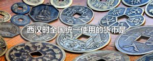 ​西汉时全国统一使用的货币是