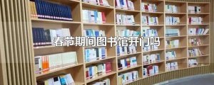 ​春节期间图书馆开门吗
