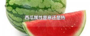 ​西瓜属性是寒还是热