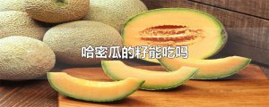 ​哈密瓜的籽能吃吗