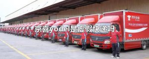 ​京喜yodel是虚假快递吗