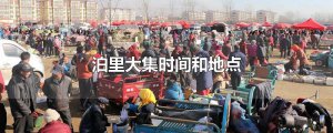 ​泊里大集时间和地点