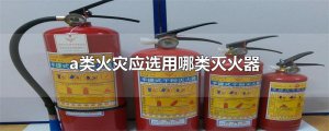 ​a类火灾应选用哪类灭火器
