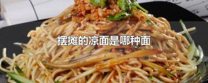 ​摆摊的凉面是哪种面