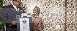 ​指甲最长的吉尼斯纪录