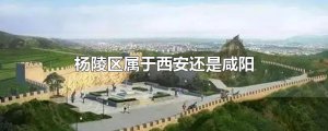 ​杨陵区属于西安还是咸阳