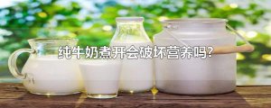 ​纯牛奶煮开会破坏营养吗?