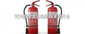 ​灭火器里面白色的粉末是什么