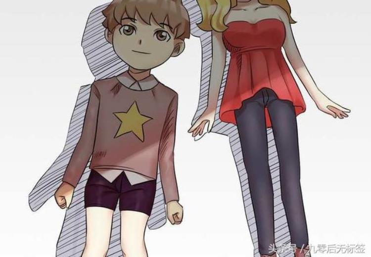 猎奇恐怖漫画为了嫉妒他把男生和女生身体交换了
