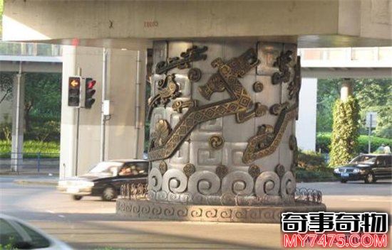 揭秘诡异的上海龙柱事件（柱子底下其实是一个龙脉）(4)_