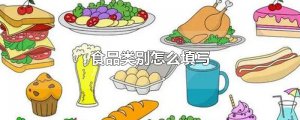 ​食品类别怎么填写