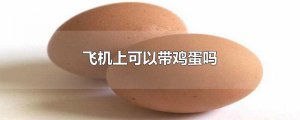 ​飞机上可以带鸡蛋吗