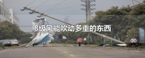 ​8级风能吹动多重的东西