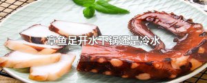​章鱼足开水下锅还是冷水