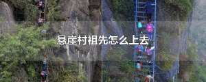 ​悬崖村祖先怎么上去