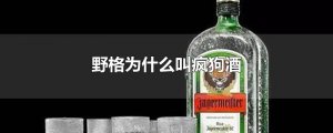 ​野格为什么叫疯狗酒