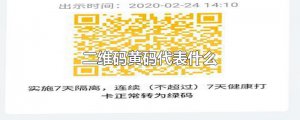 ​二维码黄码代表什么
