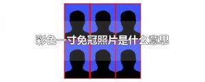 ​彩色一寸免冠照片是什么意思