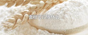 ​面粉可以做什么