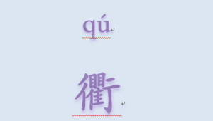 ​衢怎么读