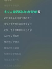 ​多少人曾爱慕你年轻时的容颜是什么歌（歌词多少人曾爱慕你年轻时的容颜是哪首