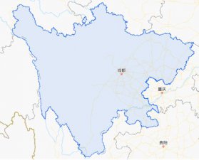 ​四川受地形影响城市分布（成绵自攀泸德报道）