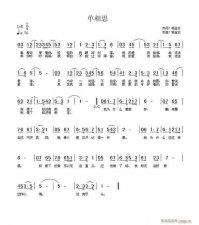 ​单相思歌词（单相思的歌词是什么）