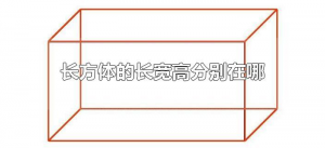 ​长方体的长宽高分别在哪（长方体的长宽高分别在哪几个位置）