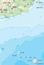 ​东沙群岛主要岛屿（东沙群岛位于万山群岛以东）